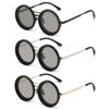 Round Adjustable Dimming Glasses ND9 Outdoor Eyewear Fashion Anti-UV Sunglasses  Cycling