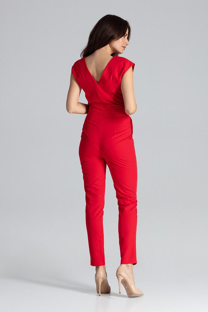 K496 Jumpsuit Red