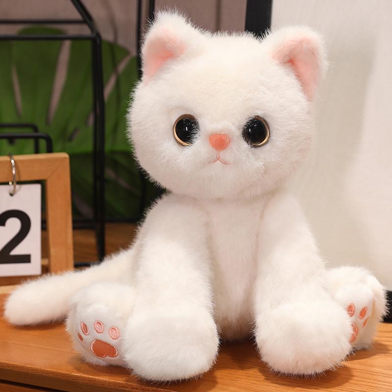 Cute Plush Kitten Doll - Creative Simulation Toy for Kids' Birthday Gift