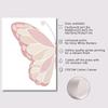 Pink Butterfly Wall Art Poster Nursery Canvas Print Painting Sun Rainbow Daisy Heart Posters Decor Kids Room Decorative Gift