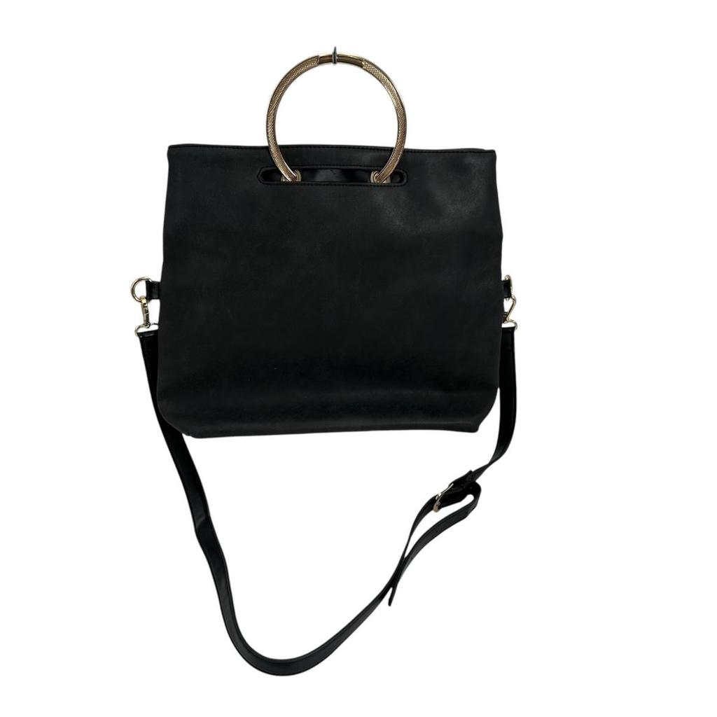 2WAY Shoulder Bag leather black Women Used