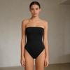 Women's Strapless Slimming Bodysuit with Shaping Swimsuit Design