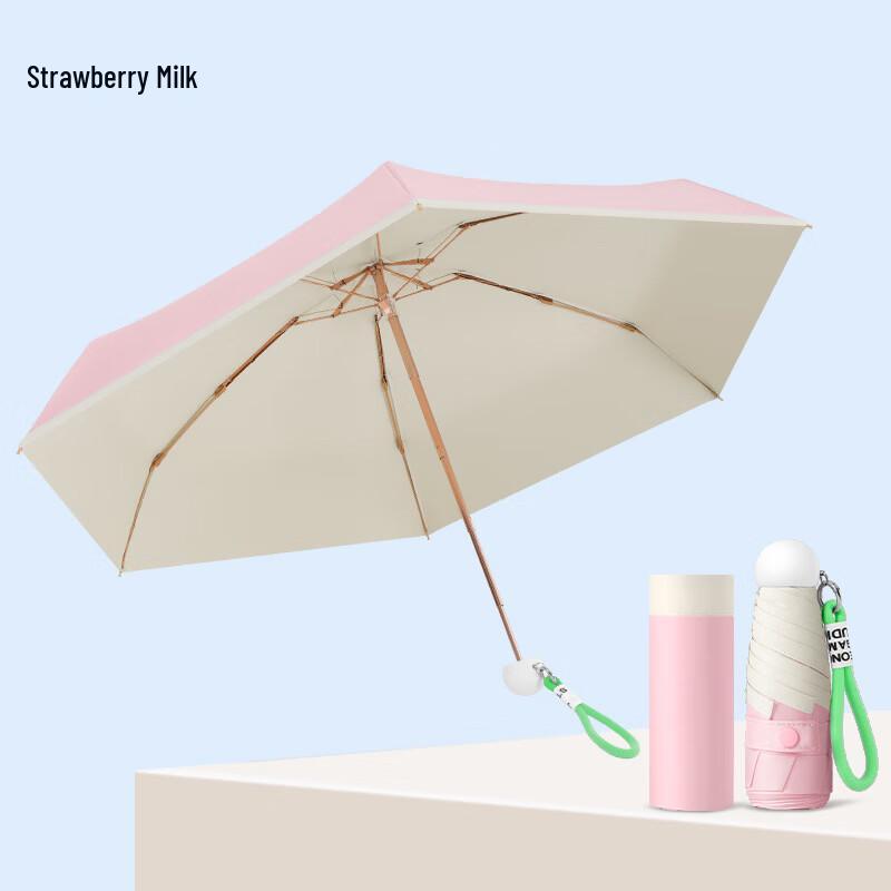 OIMG Ultra-Light Five-Fold Pocket Sun & Rain Umbrella