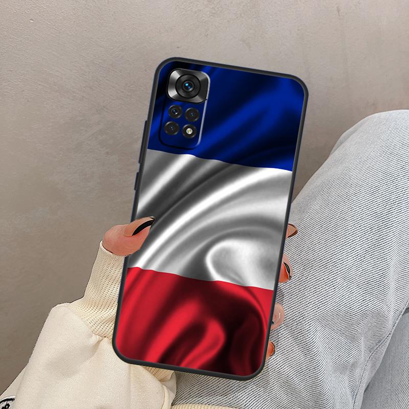 France Flag For Xiaomi Redmi Note 13 10 12 11 14 15 Pro Plus Case Cover For Redmi 15 13C 12C 14C 10C 15C
