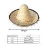 LuauEvent Straw Hat Festival Costume Party Hat Children Traditional Mexicans Hat