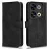 For Itel P65 Leather Case Skin-Feel Anti-Drop Wallet Flip Phone Cover