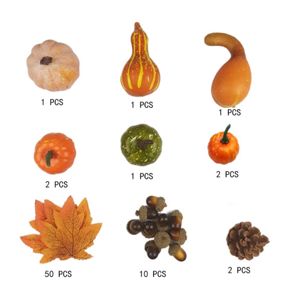 Lightweight Simulation Mini Foam Pumpkin Fake Pumpkin Artificial Pumpkin  Halloween Party