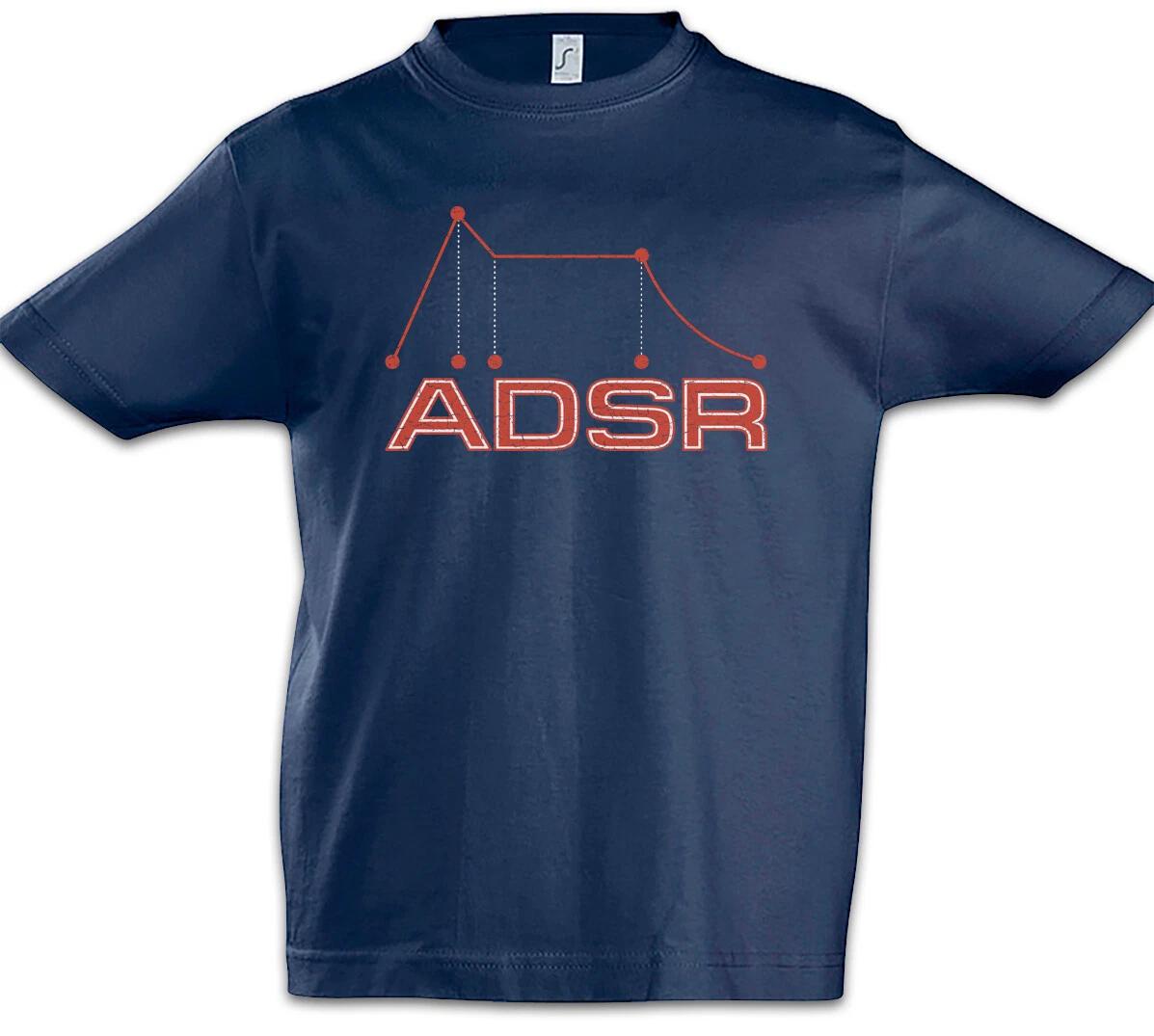 Synthesizer ADSR III Kids Boys kids boys T-Shirt MC DJ Audio Wave Electro Synthesizer 130