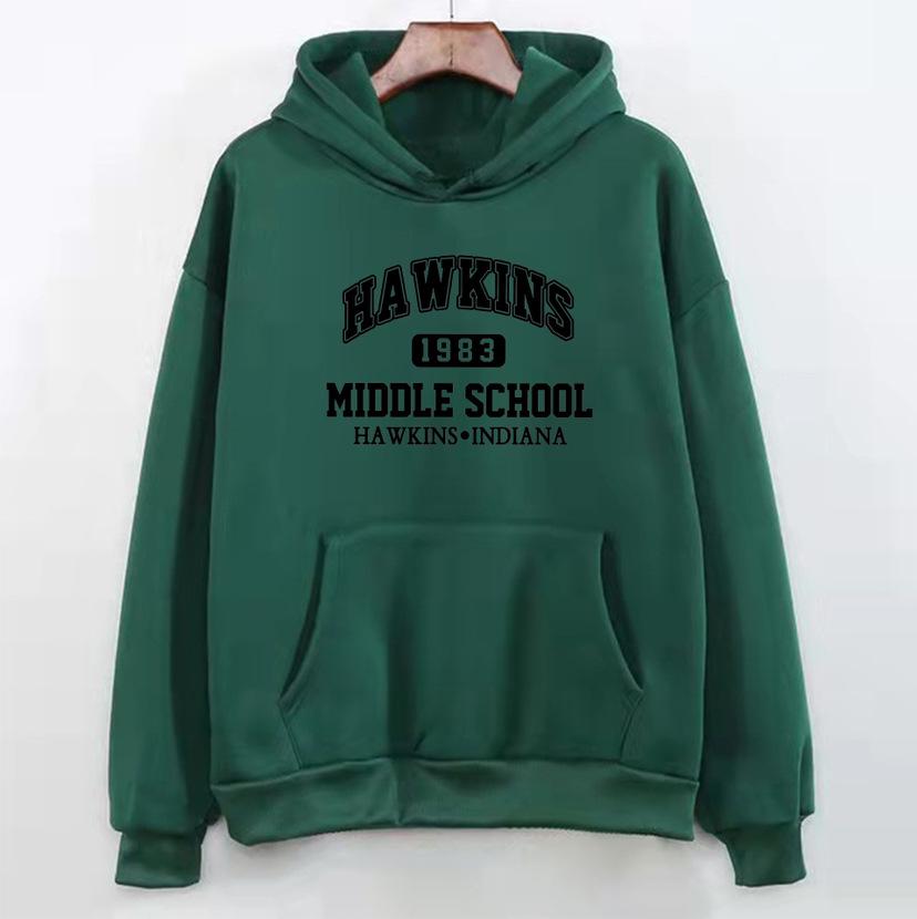 2023 Unisex Plus Velvet Hooded Sweatshirt for Autumn-Winter: Loose Fit, Ideal for Couples