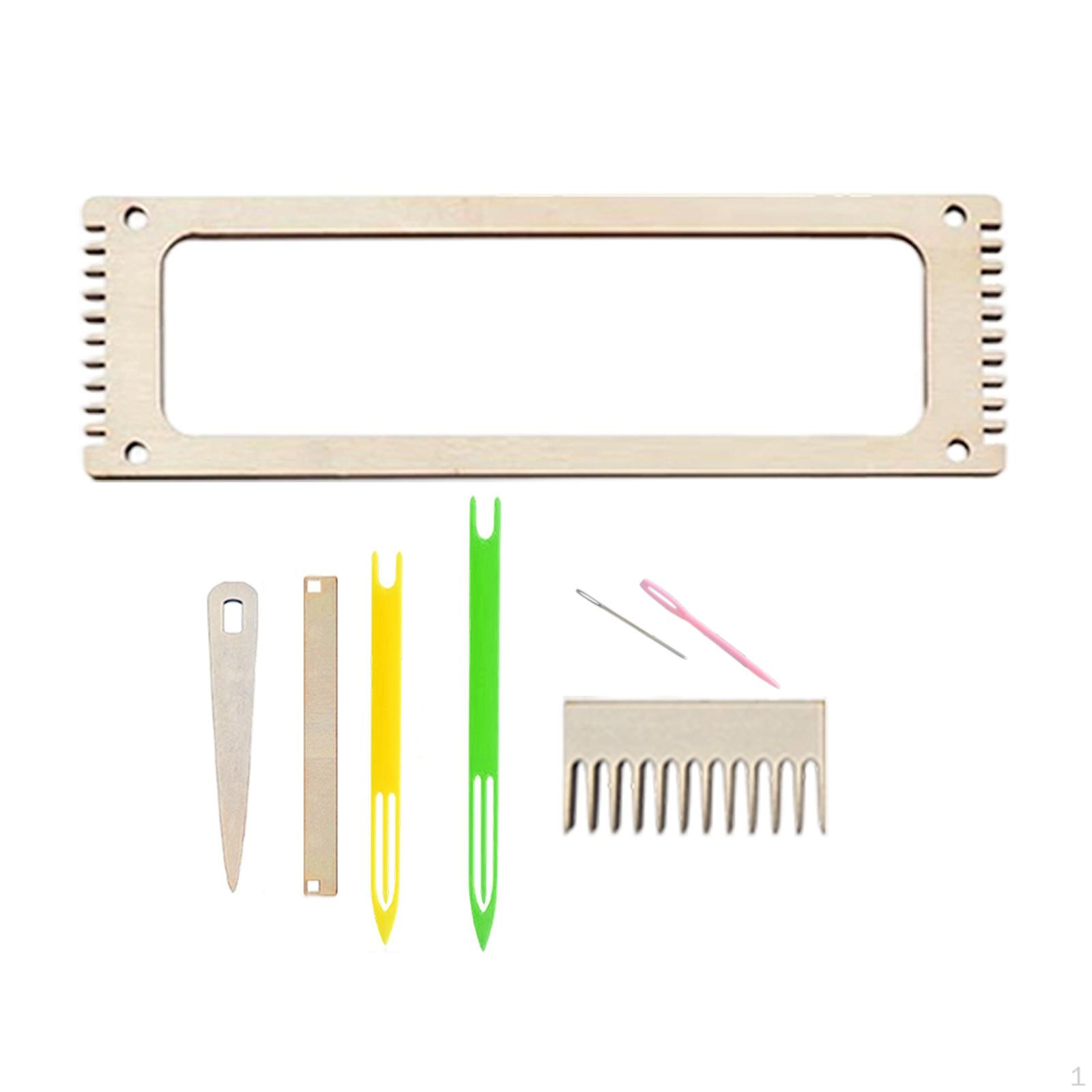 

Weaving Loom Kits Hand Knitting Tools Easy Carrying Handicraft Multiuse Portable