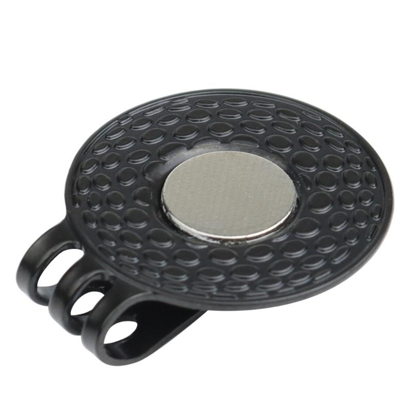 Magnetic Golf Hat Clips Golf-Ball Marker Holder for Golf Gloves Hats Bags Hat Visors Belt Easy To Stick On & Off