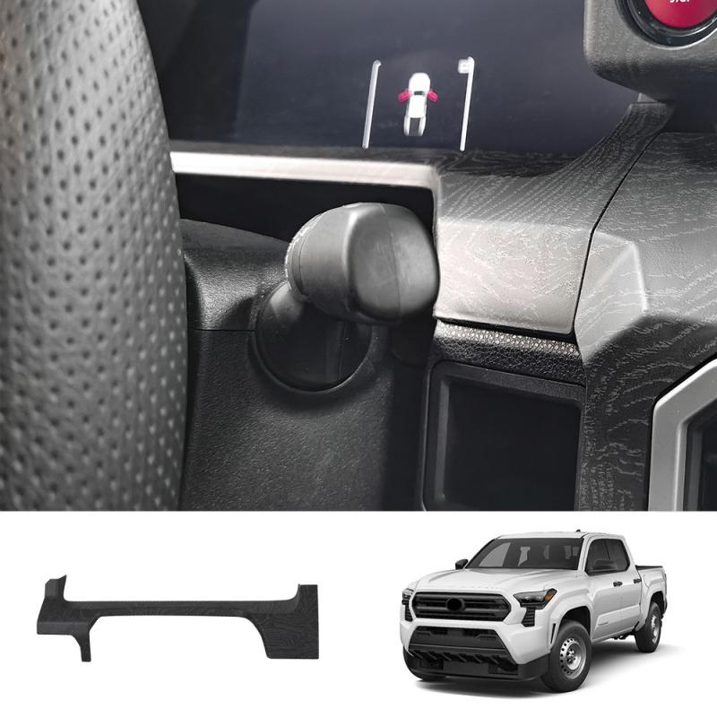 LHD For TOYOTA TACOMA 2024 2025 ABS Black Wood Central control window lift center control gear shift panle meter AC vent cover
