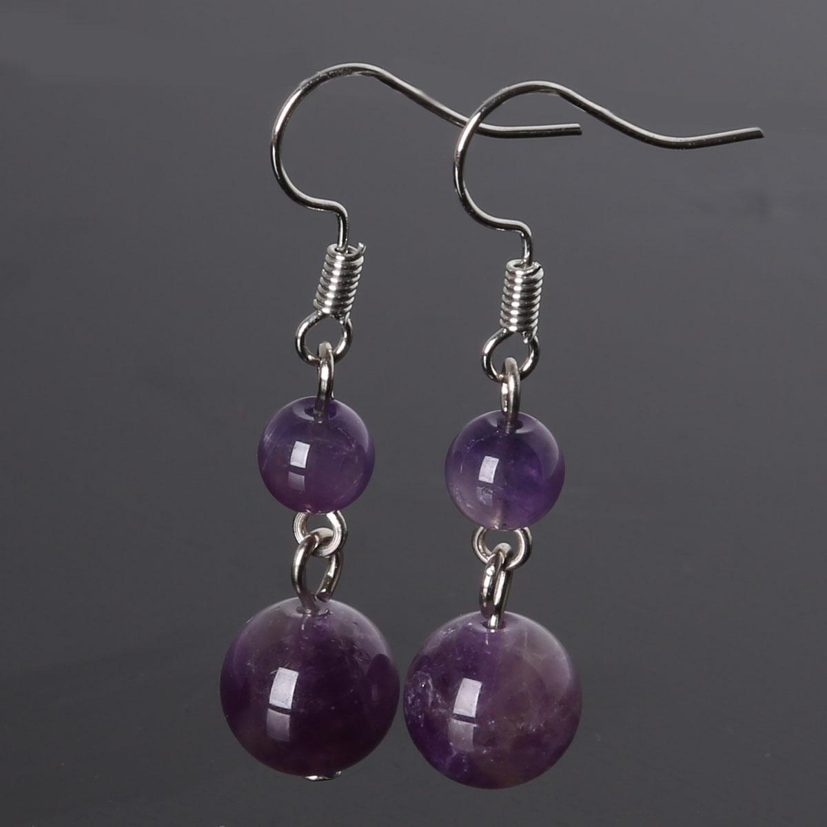 

Каменные бусины Агатовые серьги для женщин и девочек Ювелирные изделия Аксессуары