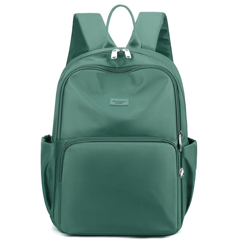 Schoolbag backpack women's European and American style nylon cloth leisure travel schoolbag 1011 new large capacity simple backpack women