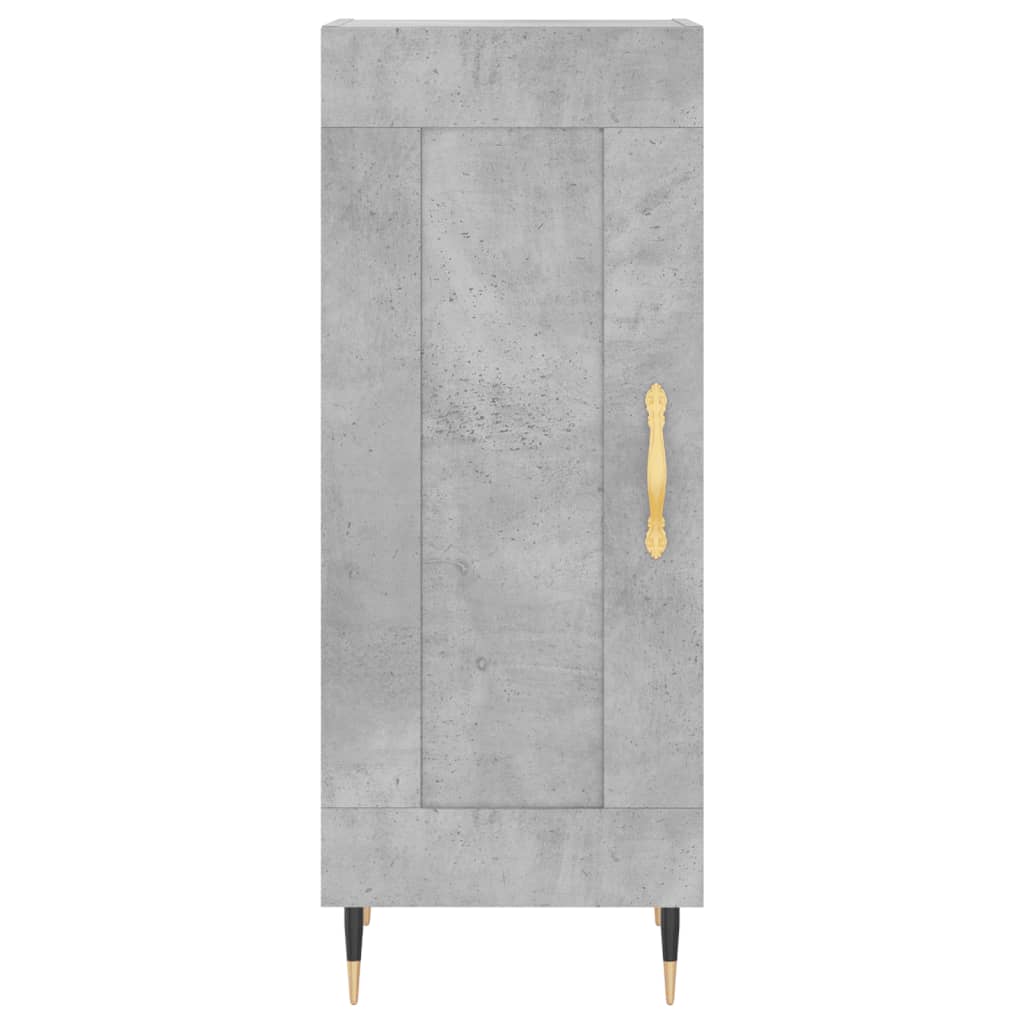 Highboard Concrete Grey 34.5 x 34 x 180 cm Particleboard