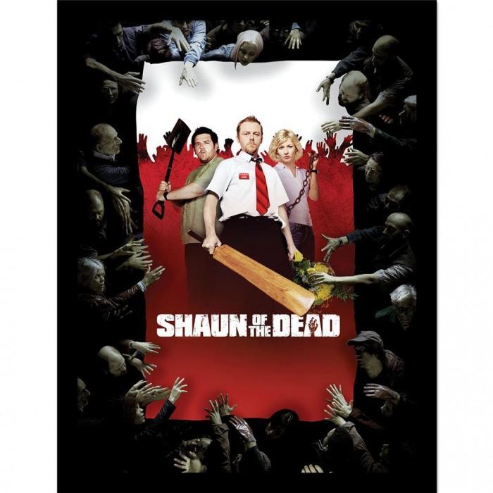 Shaun Of The Dead Jeden List Zarámovaný Plakát