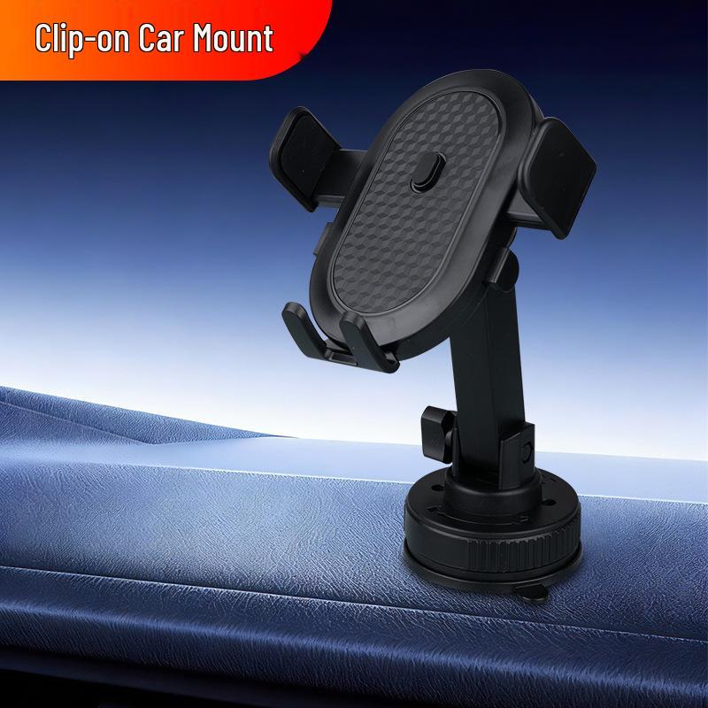 Rotating Suction Cup Dashboard Phone Holder - Multi-functional Car Mount with Logo Printing