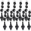 10Pcs Crystal Pendant, Chandelier Crystal Pendant Chandelier Crystal Prisms Beads Tapered Acrylic Material Irregular Beaded Ornament DIY Lamp