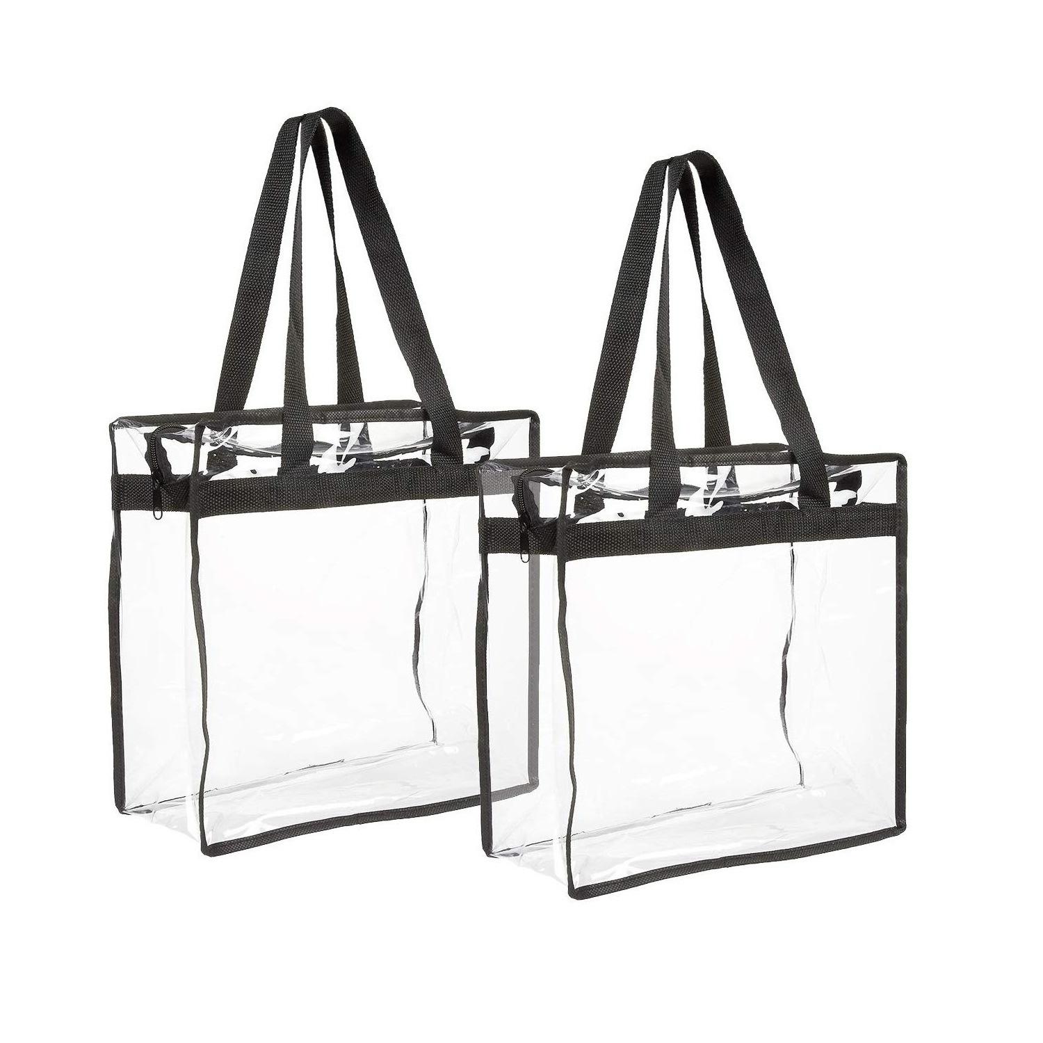 

1/2pcs PVC Makeup Storage Bag Portable Large Capacity Waterproof Clear Tote Shoulder Bag with Zipper for Travel Washing Shopping 1PCS прозорий
