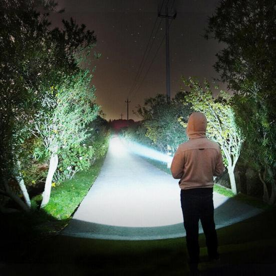 LED Flashlight Portable Ultra Bright Waterproof Rechargeable LED Flashlight for Car