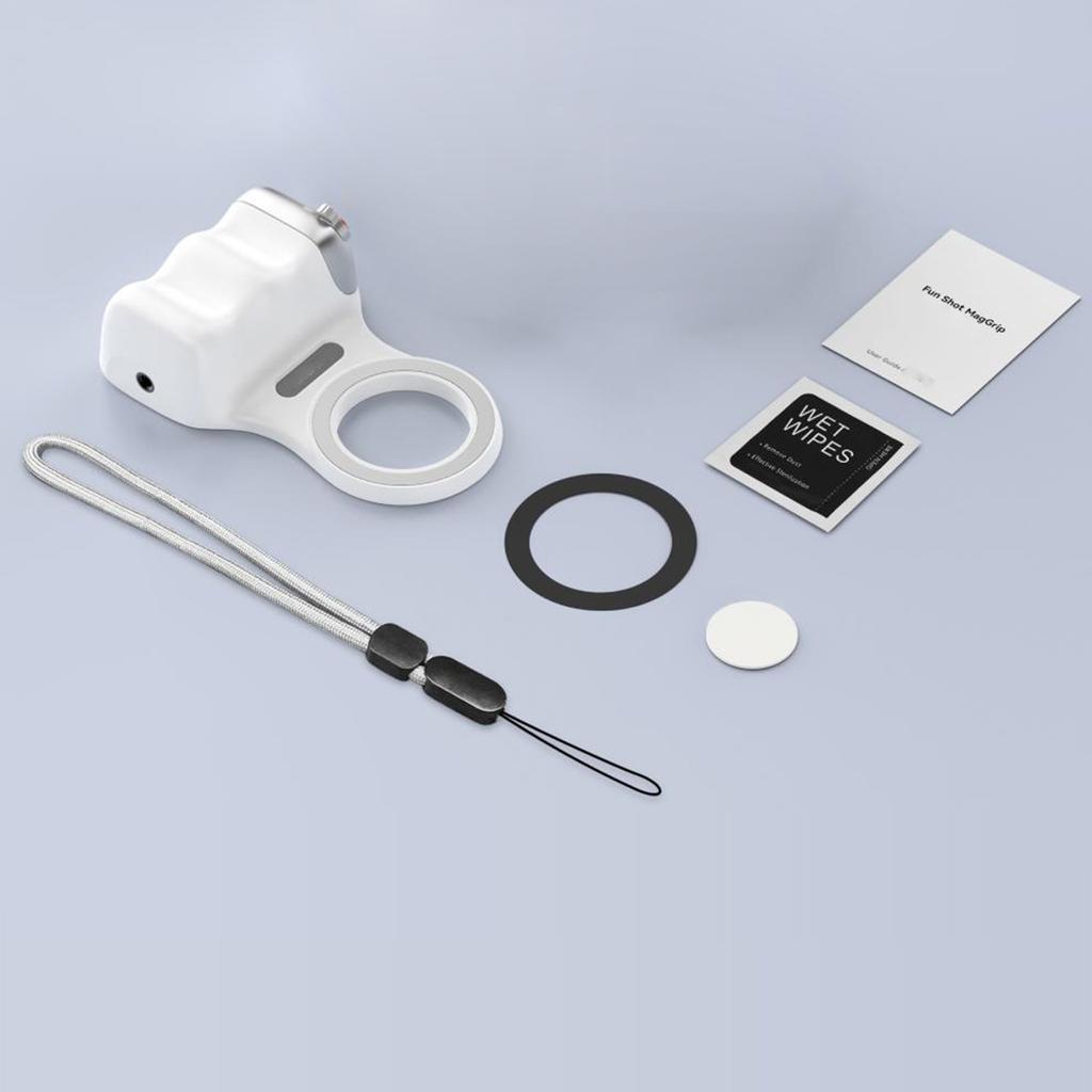 Handy-Kameragriff mit kabellosem Auslöseknopf Magnetische Halterung rastet auf Smartphone ein