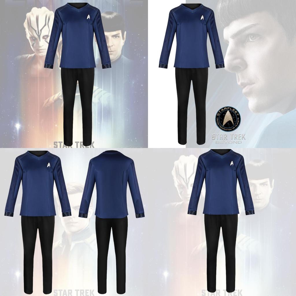 Star Trek Strange New Worlds Spock Pike Captain Cosplay Kostüm