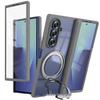 Samsung Z Fold7 Magnetic Shockproof Case with 360° Swivel Stand and Hinge Protection