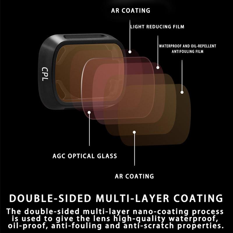 Filters for Dji Mini 3 Pro Accessories NDPL Filters Set UV ND Adjustable CPL Lens Filter' Compatibility: MINI 3 / 3 PRO
