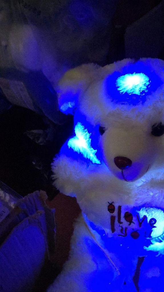 [USED] Colorful Glowing Teddy Bear