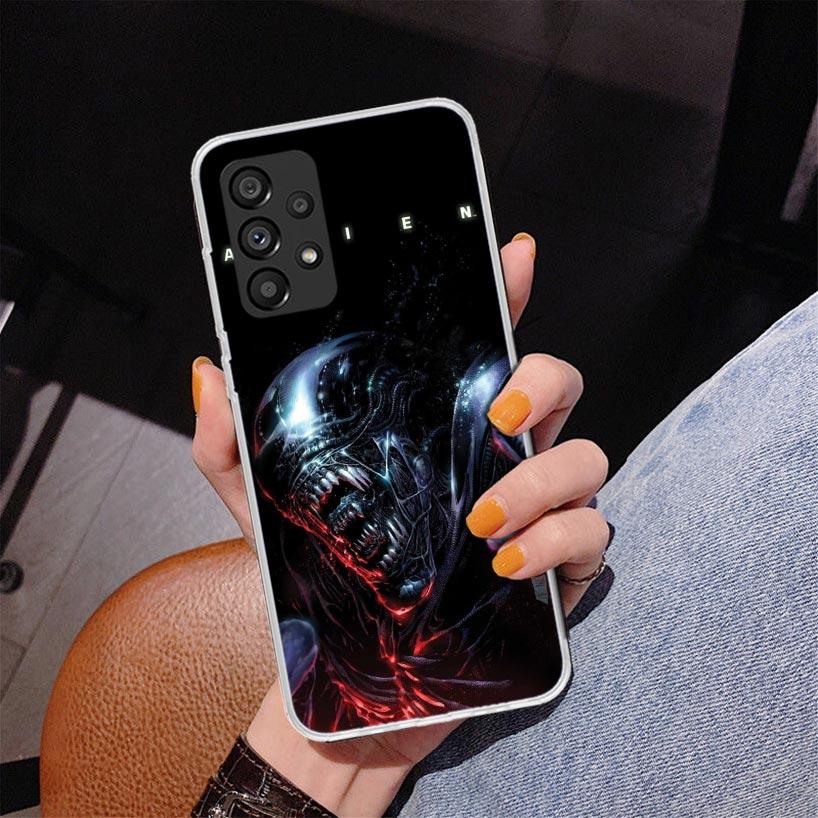 

Cool A-Alien X-Xenomorph Phone Case For Samsung Galaxy A52 A32 A22 A12 A51 A31 A50S A30S A20S A10S Note 20 Ultra 10 Plus S10 A72 Samsung A32 4G