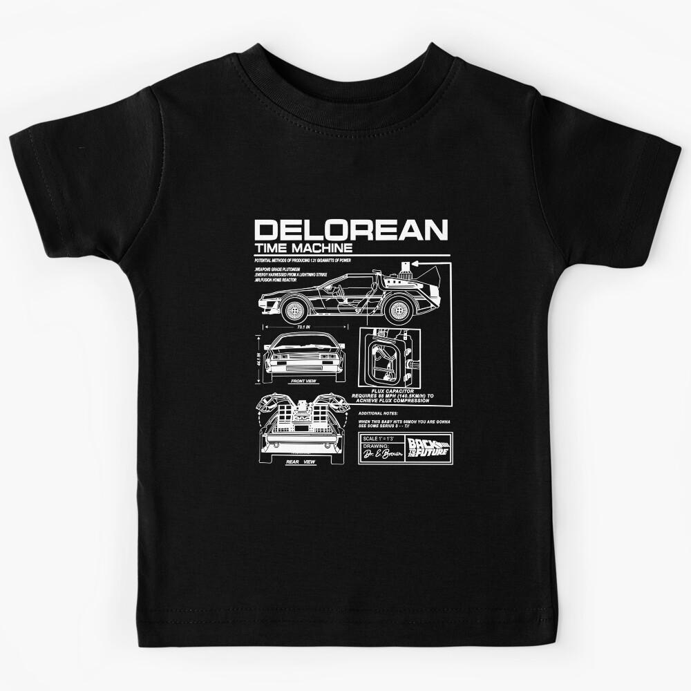 Vintage Classic Car DMC DeLorean Special Series Kids T-Shirt 150