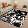 3D Kpop Hyunjin Star Art living Room Non-Slip Area Rug Soft Carpet for Bedroom Playroom and Sofa,Easy Clean Home Decor Doormat
