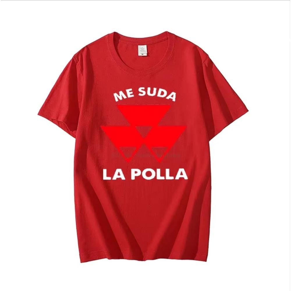 ME SUDE LA POLLA Funny Printed T-Shirt Men Cotton Casual Short Sleeves Summer Men Breathable Basic Tshirt Creative Gift Tees Top