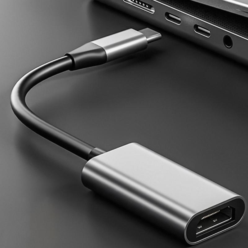 Aluminum USB C To HDTV Adapter Type C To HDTV Adapter 4K@30Hz Video Sound Sync Screen Converters Heat Dissipation