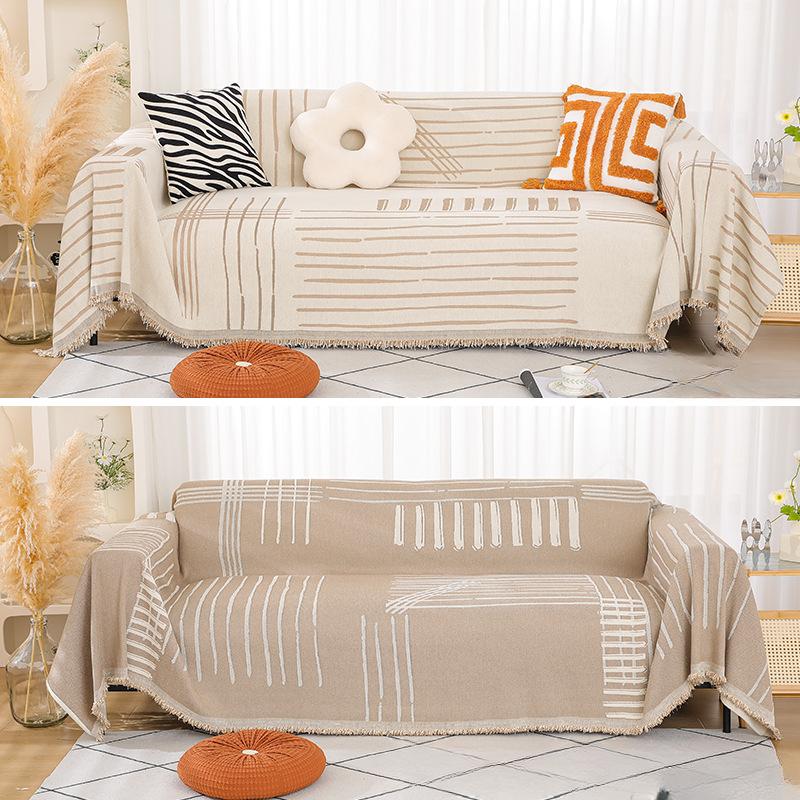 

Nordic Ins Chenille Sofa Cover Double-Sided Knitted Bag All-around Sofa Towel All-Inclusive Sofa Cloth 180*130