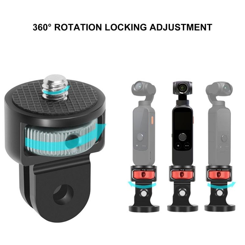 Universal Mounting Screw Adapters For Action Cameras Toolless Installation Aluminum Alloy Construction Multiple Device Compatibility