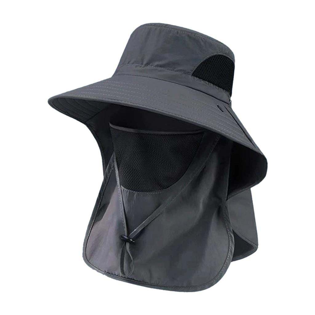 Sonnenschutzhut mit Nackenschutz Cooler Strandhut Reisekrempe Sommer UV-Hüte für Sommer Strand Angeln Wandern