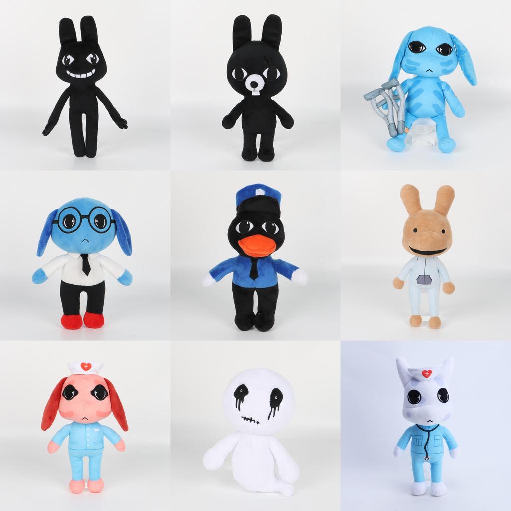 Animal Hospital Plush Toy Set With Soft Pp Cotton Filling For Kids Role Play And Collectors