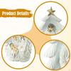 Christmas Nativity Scene Figurine Holy Family Decorative Collection Traditional Accessories Creative