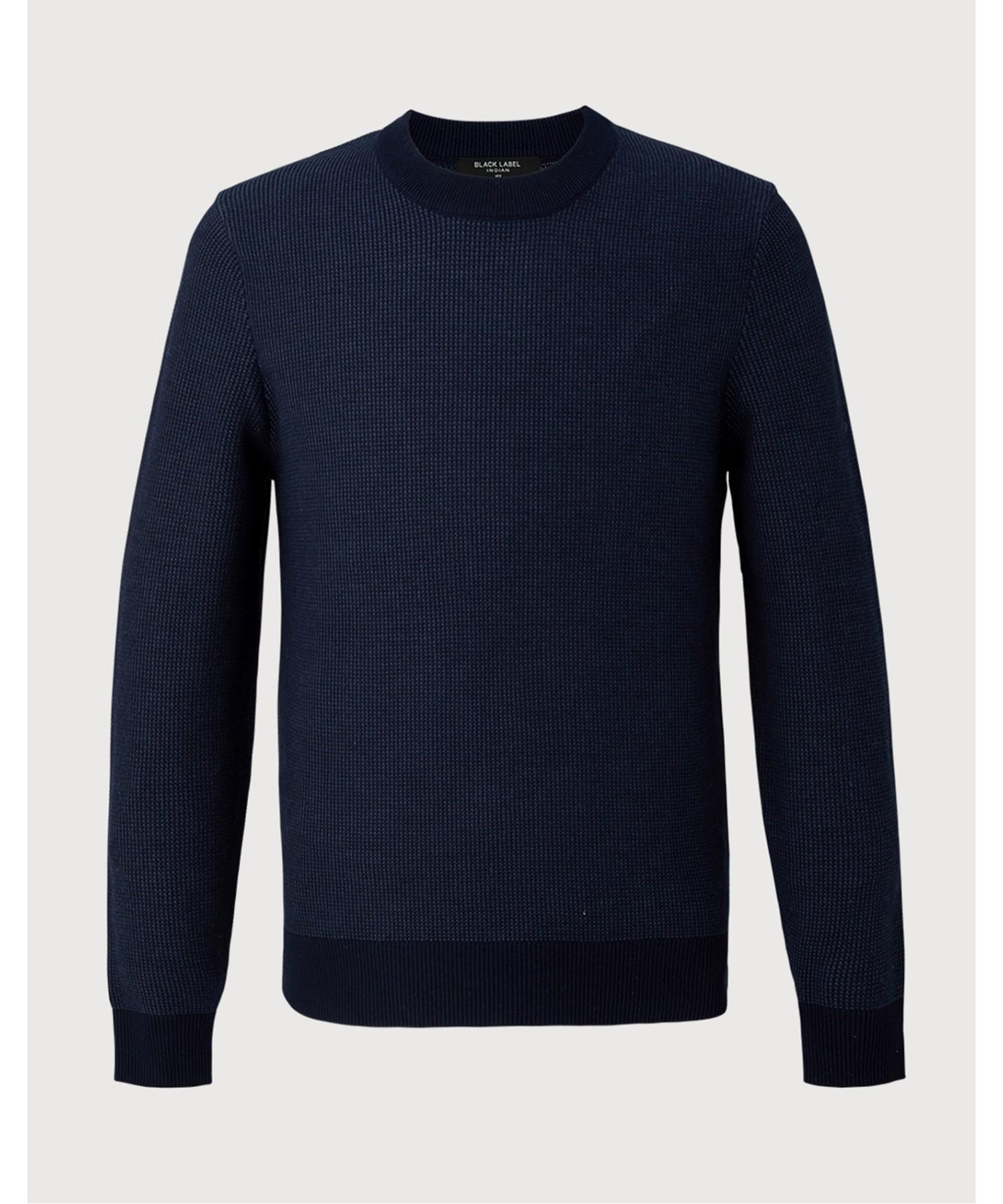 Indian Men S Solid Round Neck Knit_Mivbr3S1161 Color: Beige (34)/110