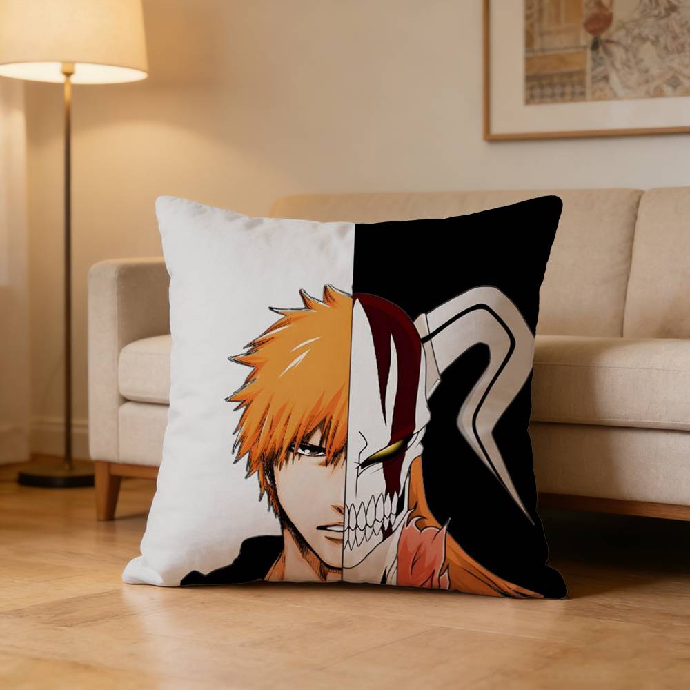Bleach Anime Pillow Case Cushion Cover Throw Pillow Case For Car Sofa