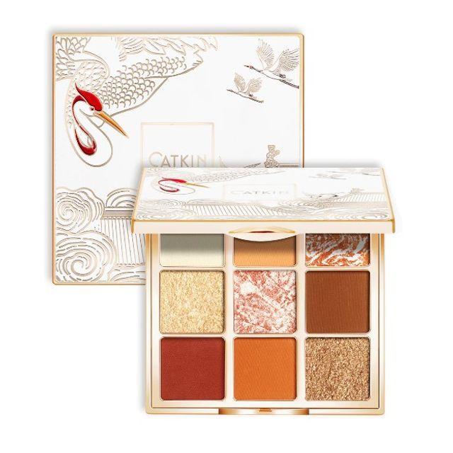 CATKIN - Палетка теней для век из 9 цветов - C11 Капучино #C11 Cappuccino - 13.5g