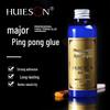 Hui Sheng Blue Bottle 100ml Quick-Dry Organic Table Tennis Glue with Brush Enhancer for Long-Lasting Adhesion
