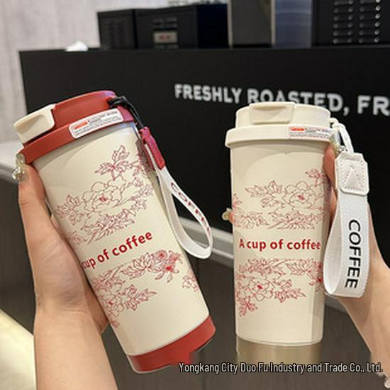 Premium Large-Capacity Stainless Steel Sports Thermos Cup - Portable and Car-Compatible