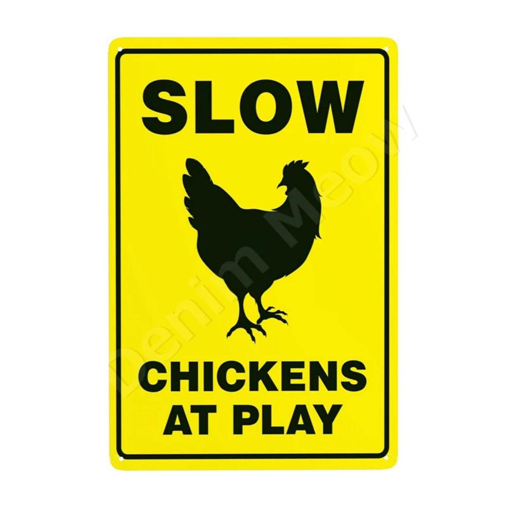 Vintage Chicken Coop Funny Sign, Farm Fresh Eggs Rustic Decor Plaque