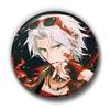 Anime Tutor Laser Badge Hibari Kyoya Tsunayoshi Sawada Reborn Pin Merchandise Cute Cartoon Accessories Collection Gift For Fans