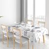 Stylish Space Exploration Print Tablecloth Perfect for Modern Kitchen Decor