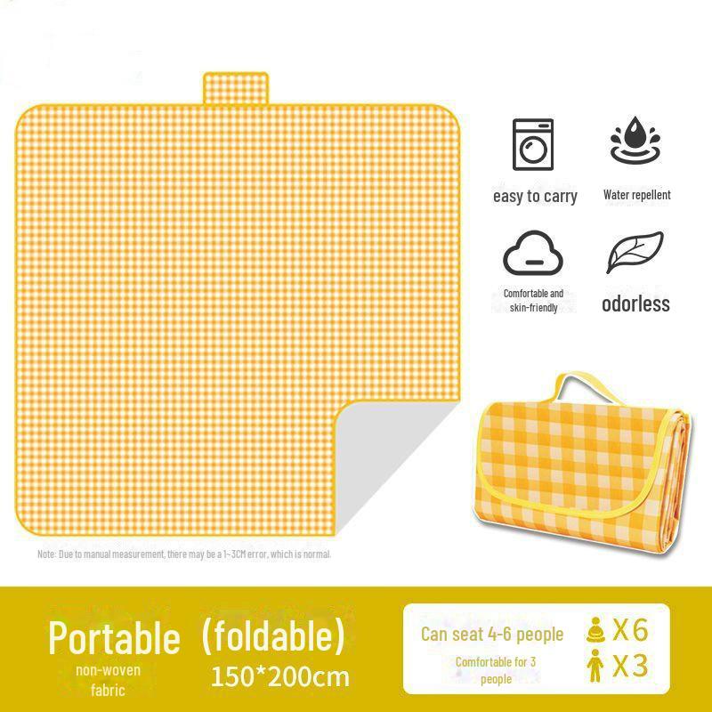 Silná nepromokavá netkaná venkovní pikniková a plážová podložka, odolná proti vlhkosti pro kempování