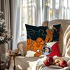 The Adventures of T-Tintin Animation Pillow Case Square Pillow Bedroom Sofa Leisure ComfortCar Living Room Home Decoration 40X40