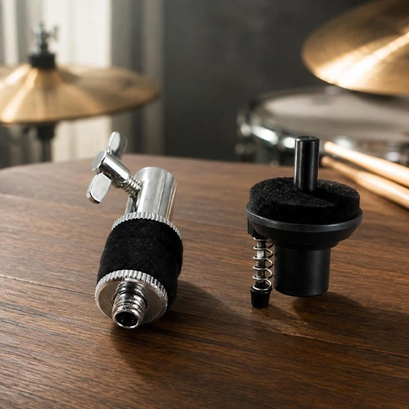 Drum Cymbal Mounting Replacement Set for Drum Assembly, Metal Threaded Hardware Parts for Rehearsal Preparation, Practice Use, and Spare Storage